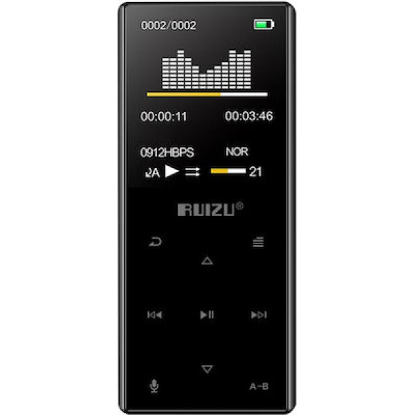 Ruizu D29 MP3 Player (16GB) Black